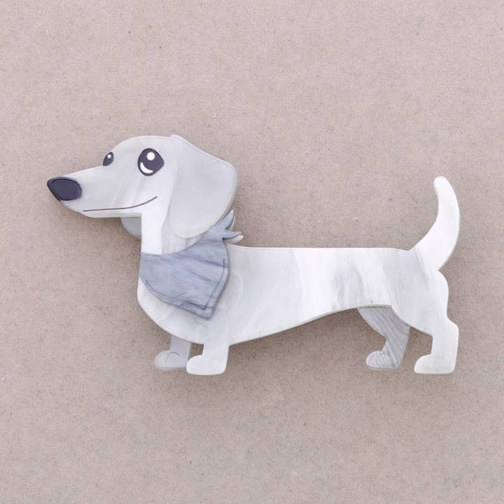 Sonata - Wholesale Snap Jewelry - Resin Puppy Brooch0