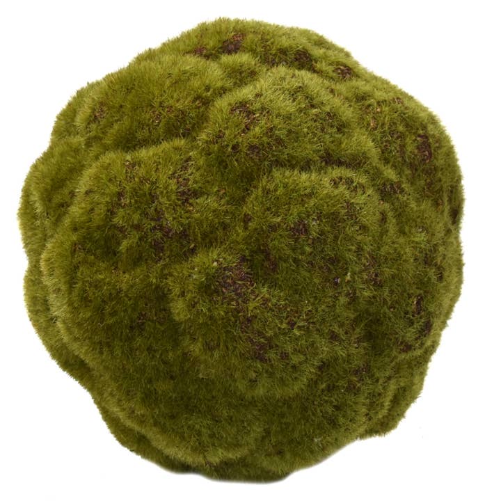 David Christopher's Collection - Wholesale Decorative Tabletop Object - 7'' Textured Moss Orb