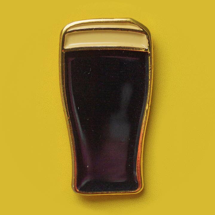 Pint O Plain enamel pin for wholesale by Mink