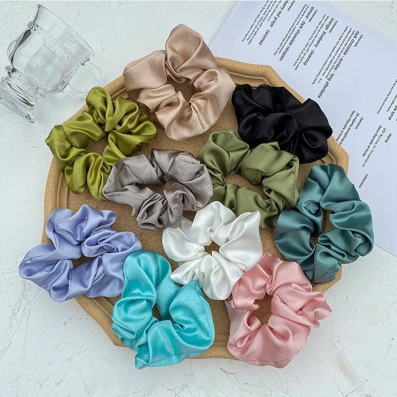 Meghcraft - Wholesale Scrunchie - Women's - Hair Scrunchies-Satin Scrunchies Bulk-Silk Scrunchy for Buns5