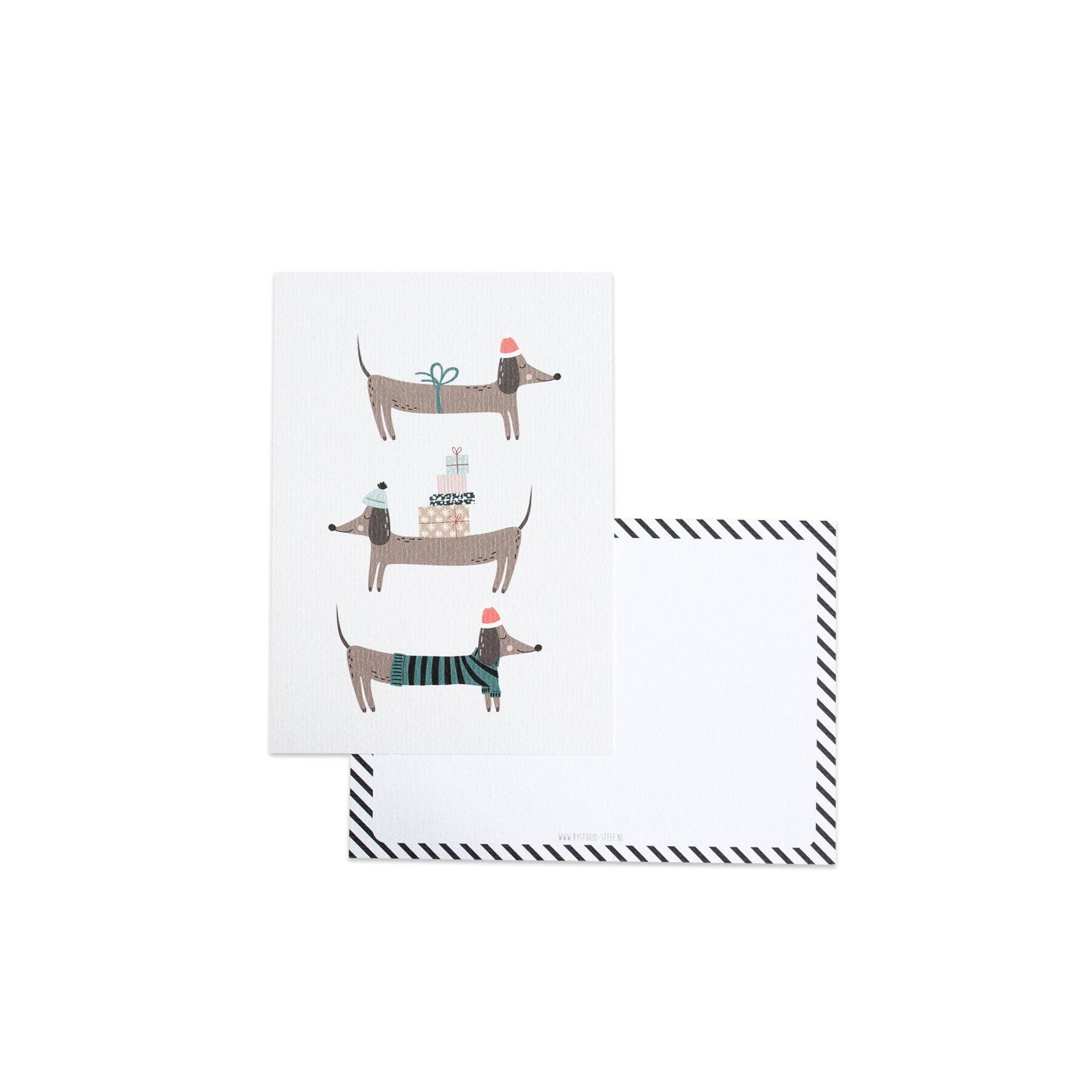 By Studio-Steef - Wholesale Christmas Card - X-mas Dog || Postcard0