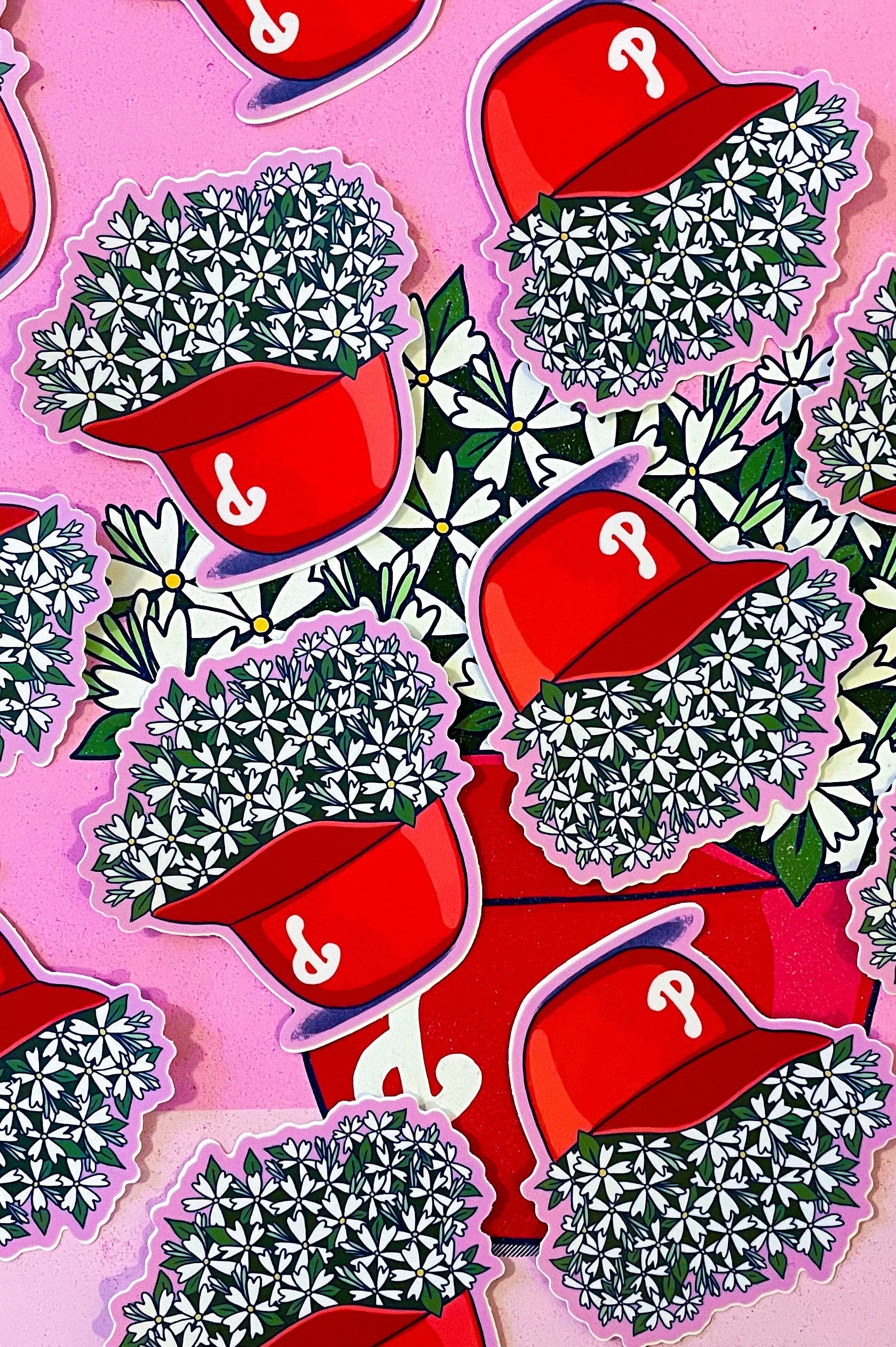 Sidewalk Press – wholesale Klistermärke – Phillies Glass Helmut Klistermärke1