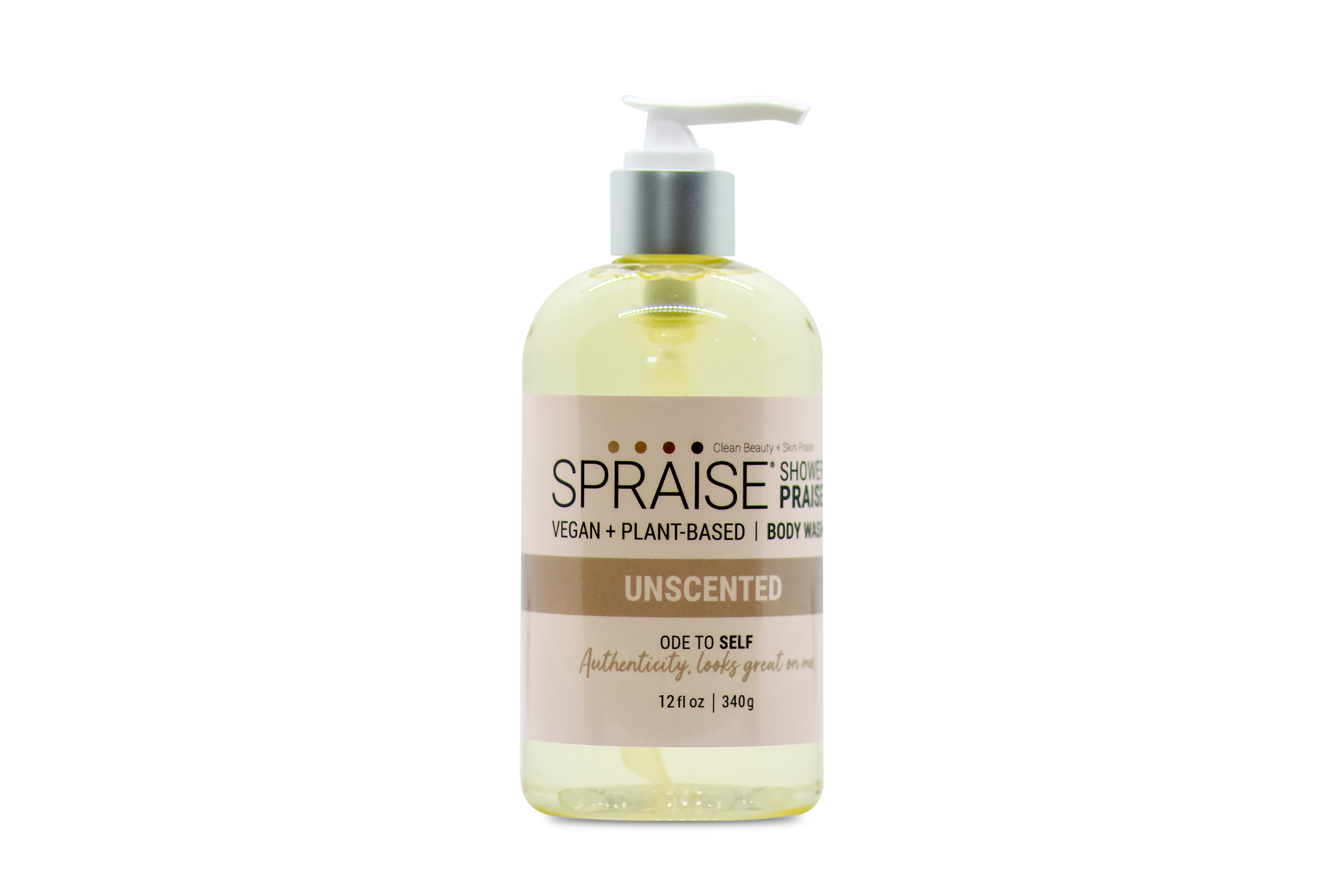 SPRAISE - Wholesale Body Wash/Shower Gel - 12 oz Unscented Shower Praise0