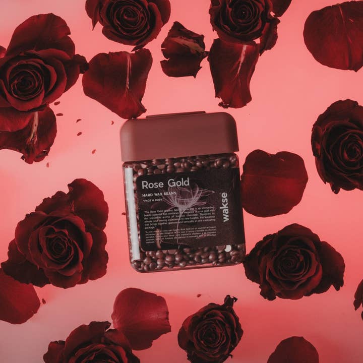 wakse - Wholesale Body Hair Removal Product - wakse Hard Wax Beans - Rose gold - Large0