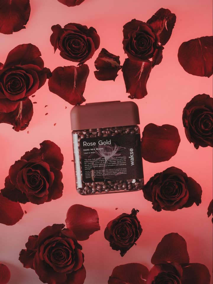 wakse Hard Wax Beans - Rose gold - Large for wholesale by wakse