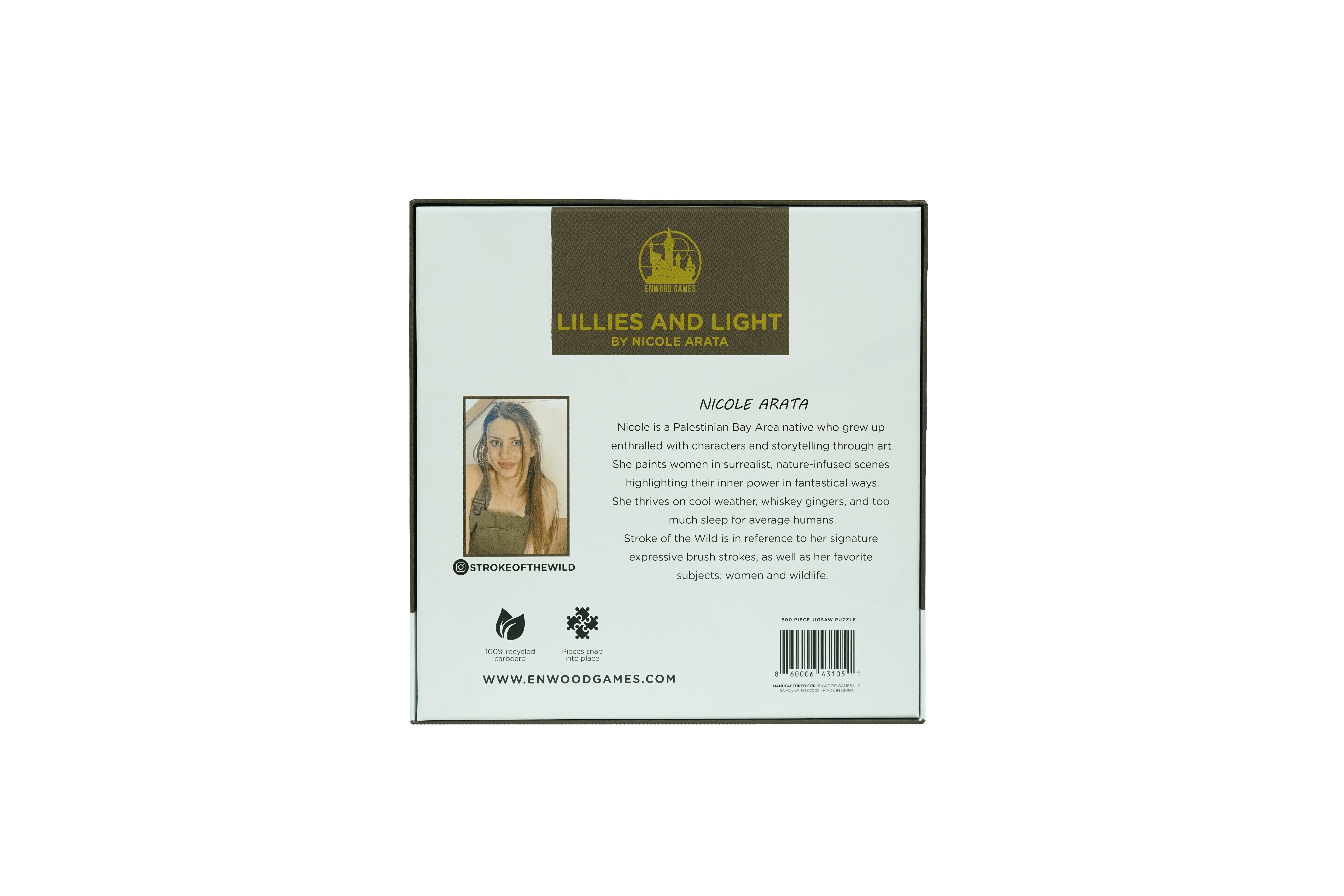 Enwood Games – Großhandel Puzzle - Erwachsene – Ewood Games 500-teiliges Puzzle Lillies und Licht2