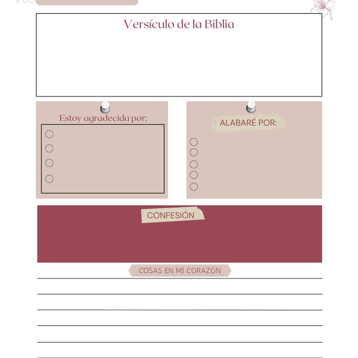 Que Linda Stationery Shop - Wholesale Journal/Diary - Mi Diario De Oración Para Mujers ( Spanish Edition)3