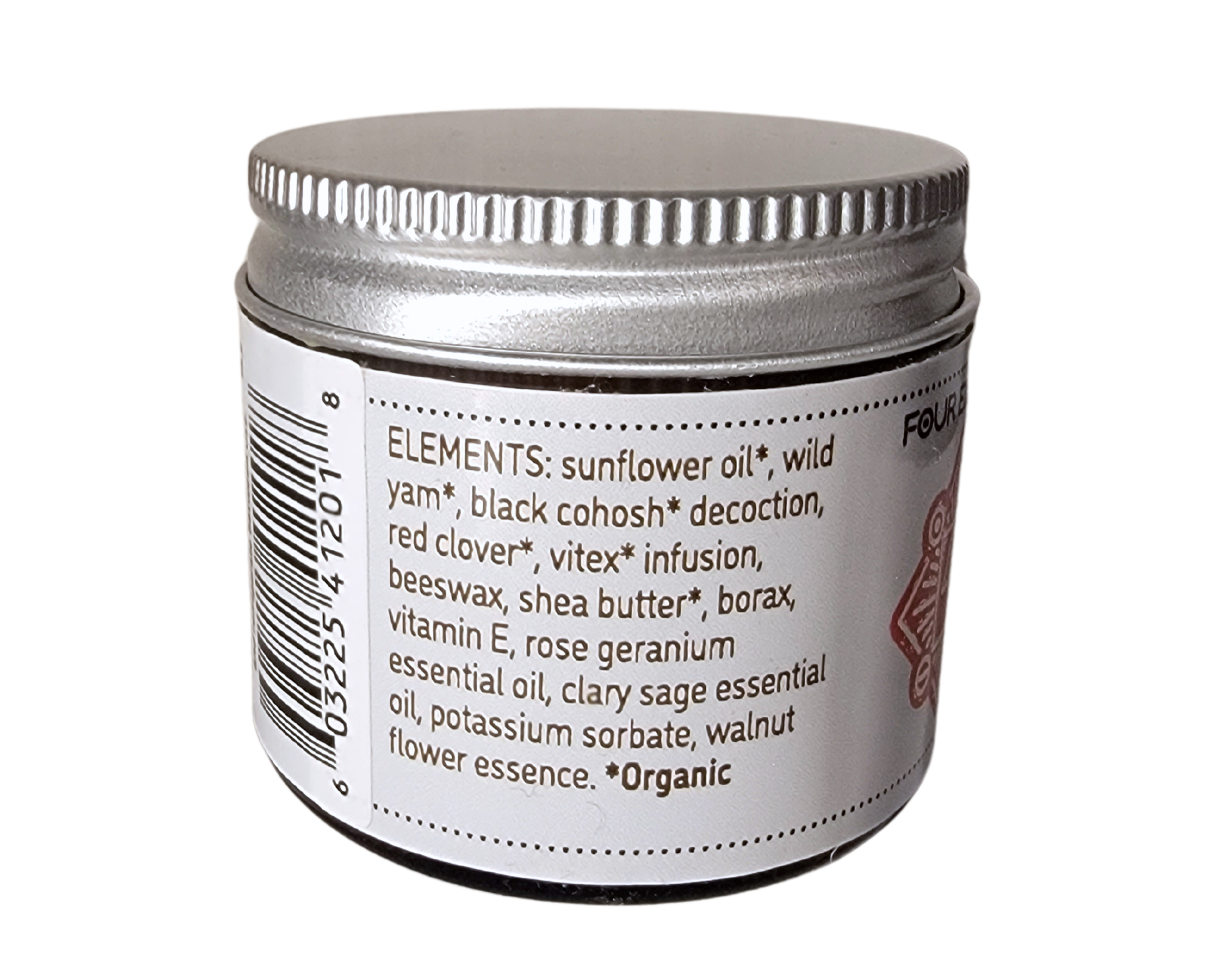 Four Elements Organic Herbals - Wholesale Body Cream/Lotion - Wild Yam Balancing Cream - 2 oz5