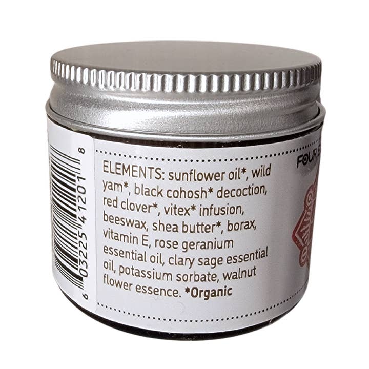 Four Elements Organic Herbals - Wholesale Body Cream/Lotion - Wild Yam Balancing Cream - 2 oz5