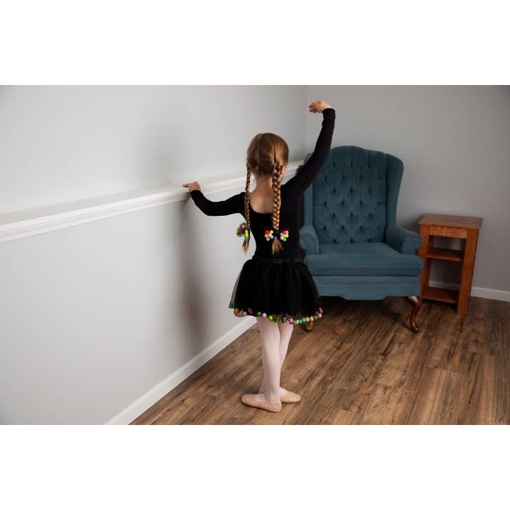 Tutu Joli LLC - Wholesale Tutu - Kids - Black Tutu Skirt and Bow Hair Tie | 2Pcs Tutu Set5