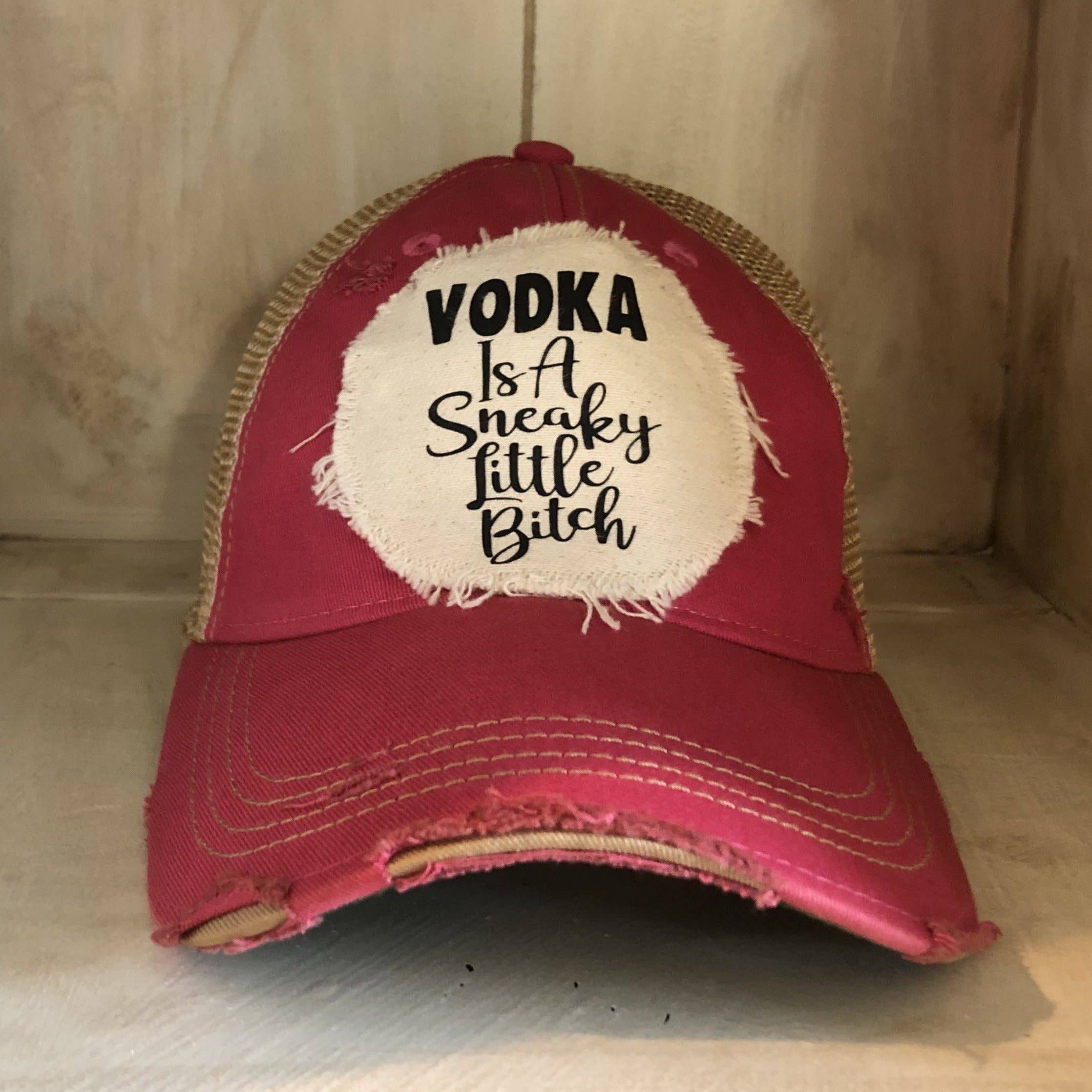 BohoGroove - Wholesale Baseball Cap - Women's - Vodka is a Sneaky Little Bitch Hat, Vodka Ball Cap13