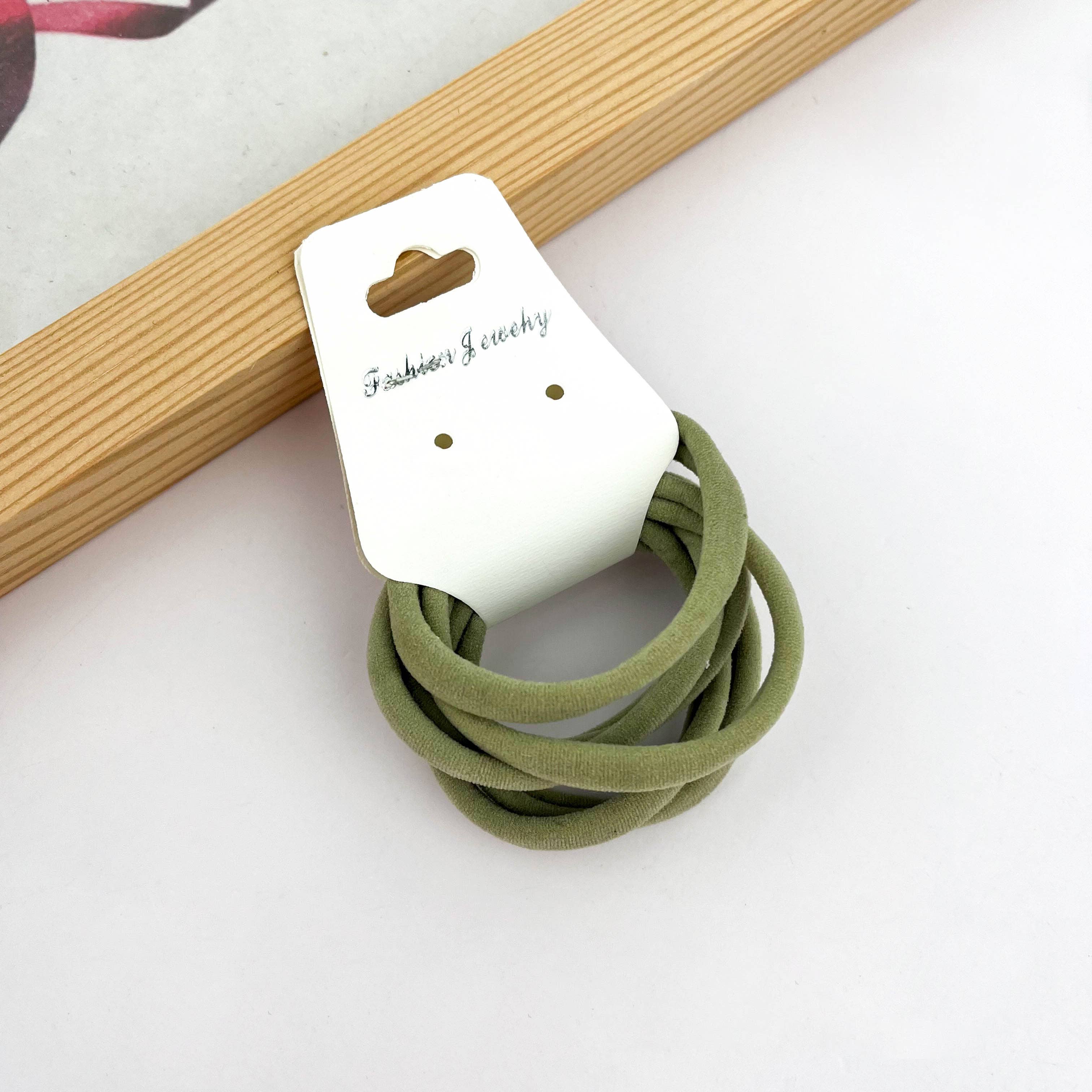 SoapElenGlen – wholesale Hårsnoddar – Dam – Set med sömlösa hårsnoddar, enkla högelastiska gummiband3