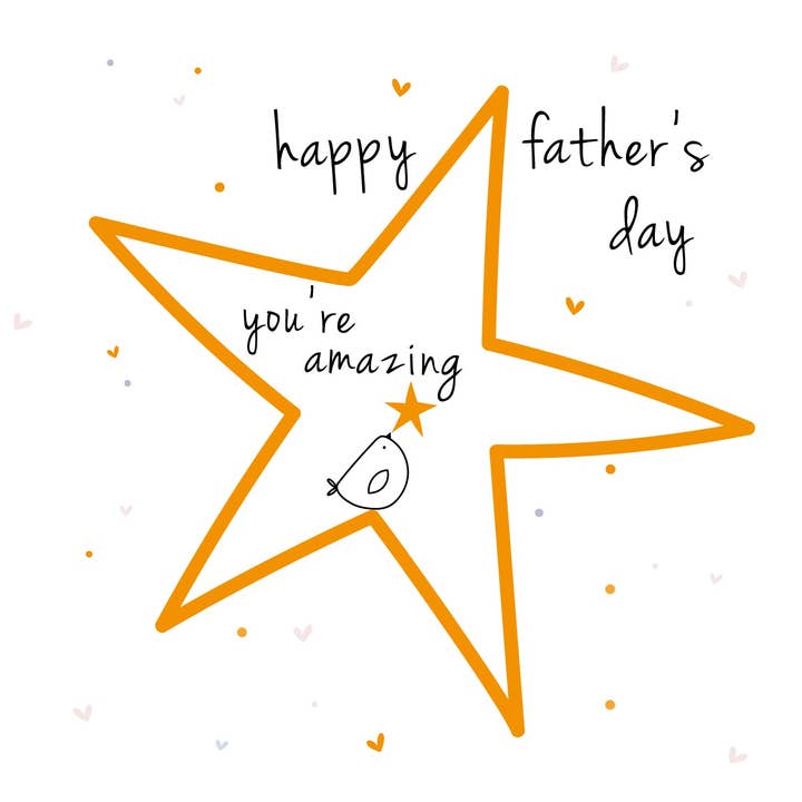 Happy Fathers day You're amazing for wholesale by Belly Button Designs