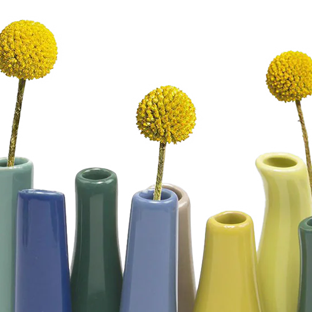 Chive - Wholesale Vase - Pooley Colorful Bud Vase For Flower Arranging Rectangular30