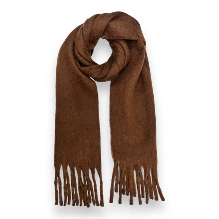 Bufanda lisa y esponjosa para venta al por mayor de London Scarves