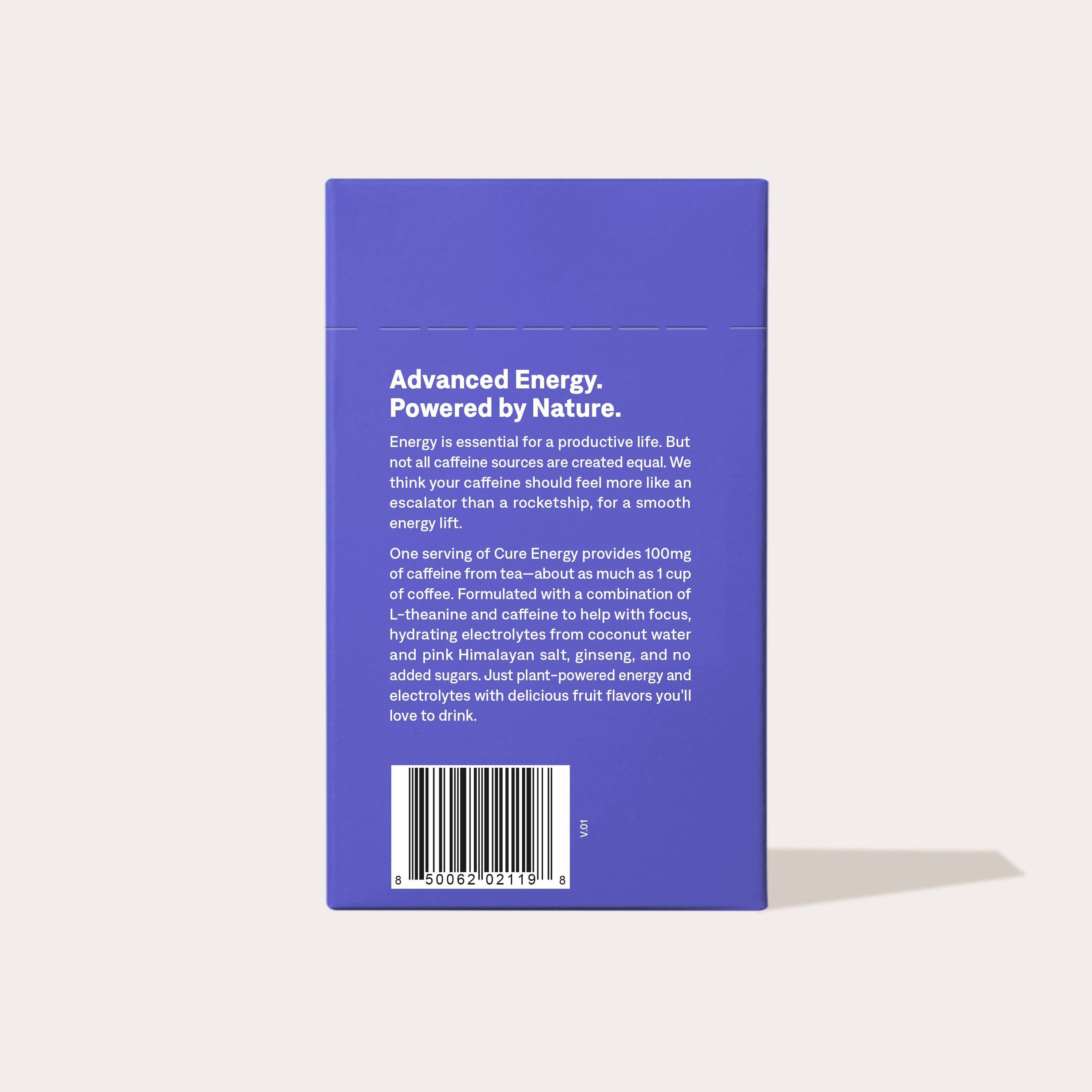 Cure Hydration - Wholesale Powdered Health Drink - Energizing Mix -  Acai Berry 8ct1