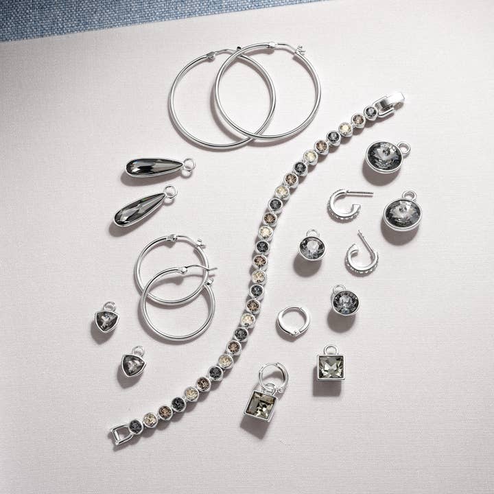 My Jewellery Story - Wholesale Individual Charm/Pendant - Bella 2 Carat Mix Charms with Swarovski Crystals|2-4023-RSIN