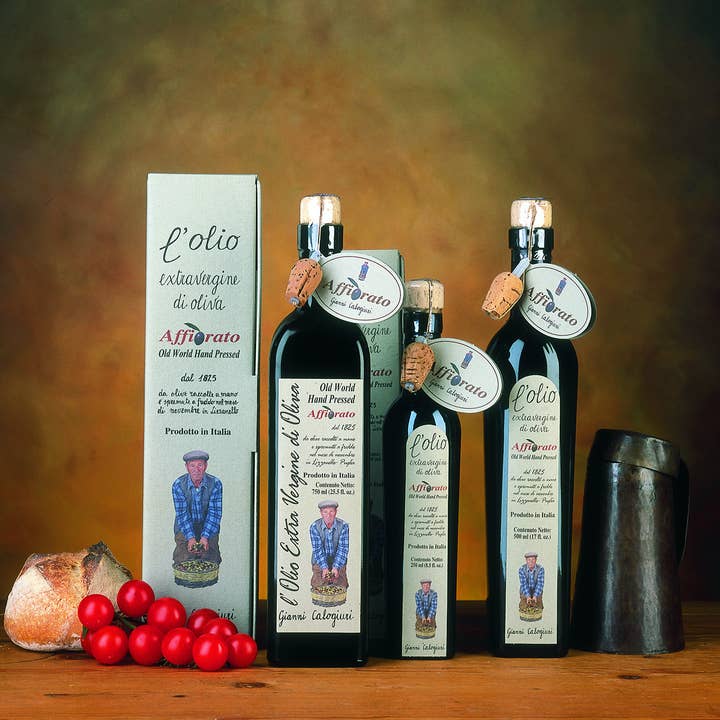 Vincotto Balsamico Gianni Calogiuri Azienda Agricola – wholesale Olive oil – “Affiorato” Extra Virgin Olive Oil with box
