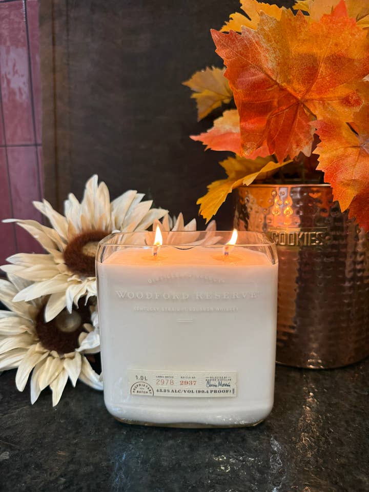 Recycled Woodford Candle for wholesale by Scottsdale Candle Co