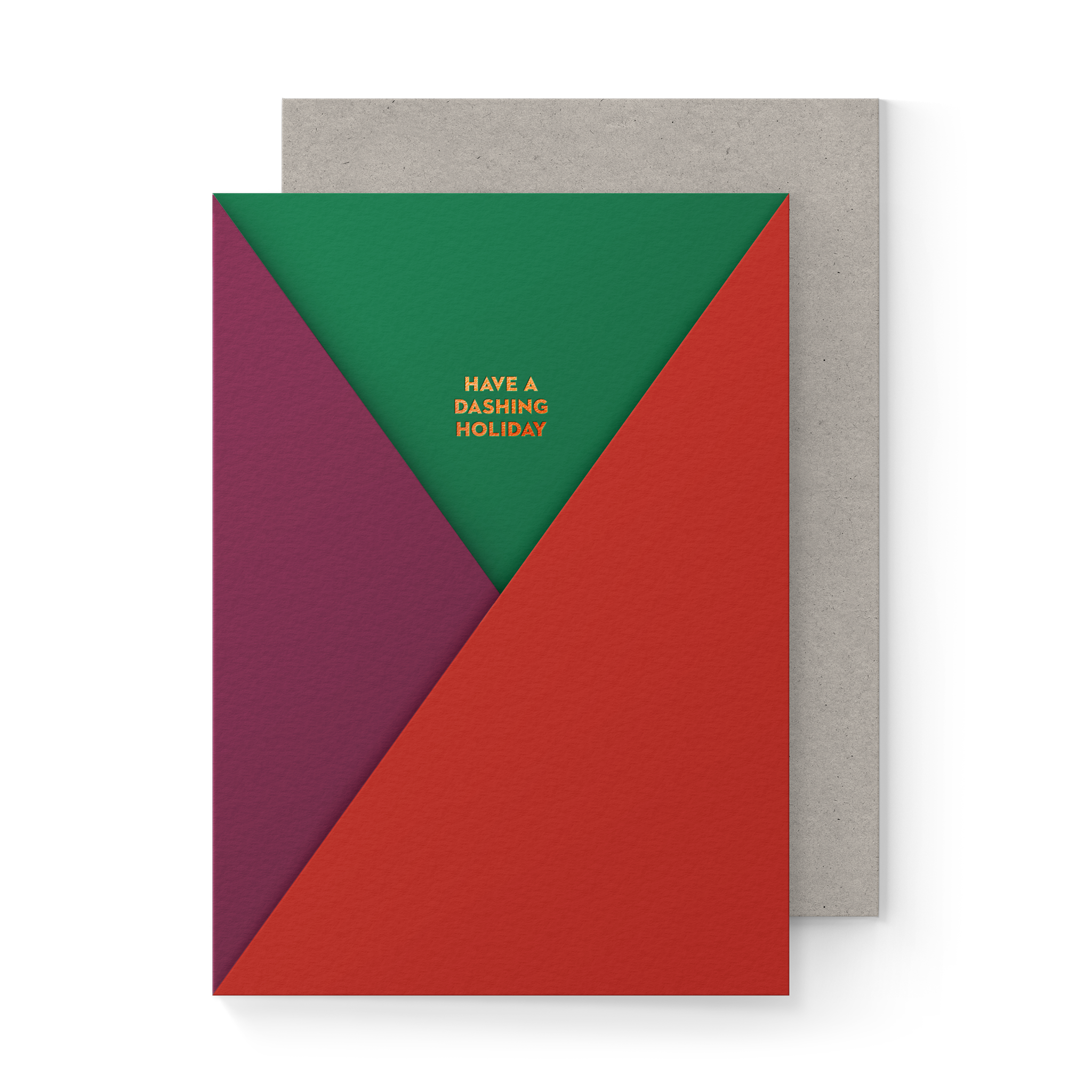 Dear Beni - Wholesale Season's Greetings Card - Dashing Holiday A6 Pocket Card2