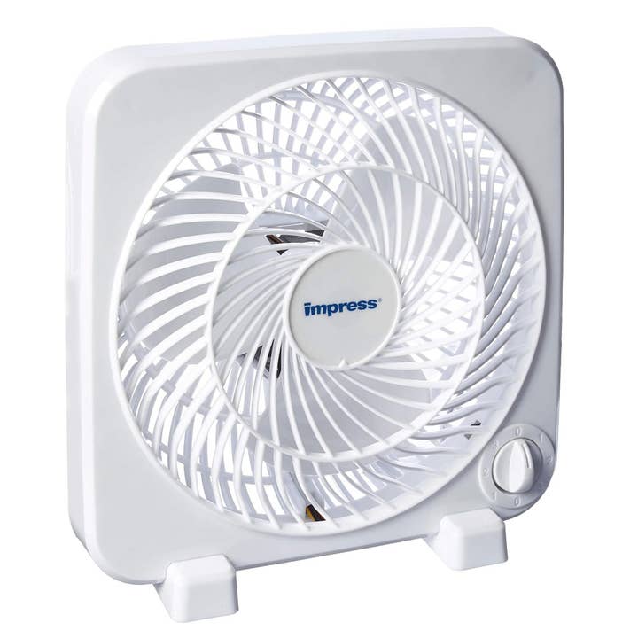 JupiterGear Home - Wholesale Electric Fan - Impress 9-Inch 3-Speed Box Fan