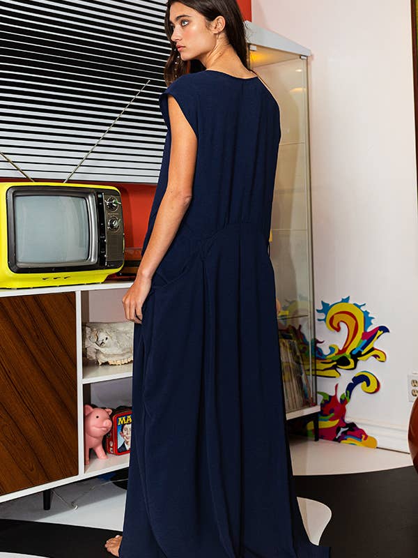 BUCKETLIST OUTLET - Wholesale Jumpsuit - Women's - R5277 OUTLET SALE Scoop Neck Wide Leg Solid Jumpsuit19