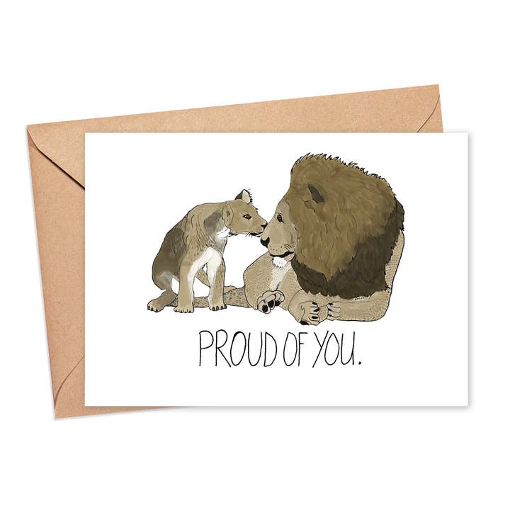 Proud of You Card for wholesale by Screech Owl Design