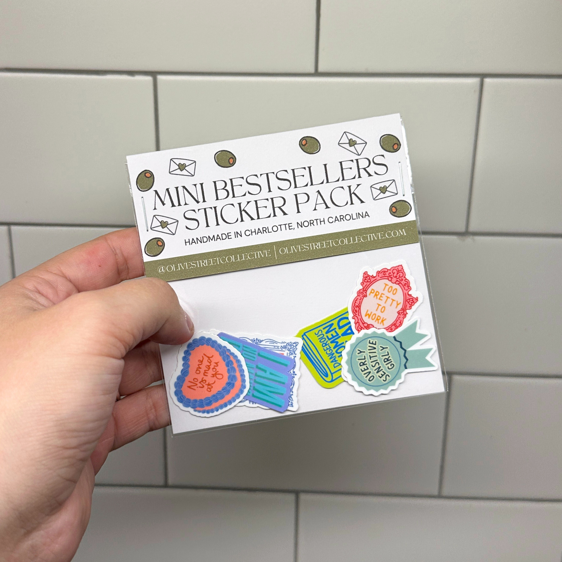 Olive Street Collective - Wholesale Sticker - Mini Bestsellers Sticker Pack1