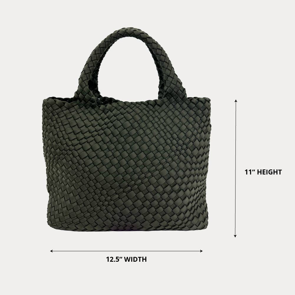 AHDORNED – wholesale Tote bag – Women's – Lily Woven Neoprene Tote with Pouch17