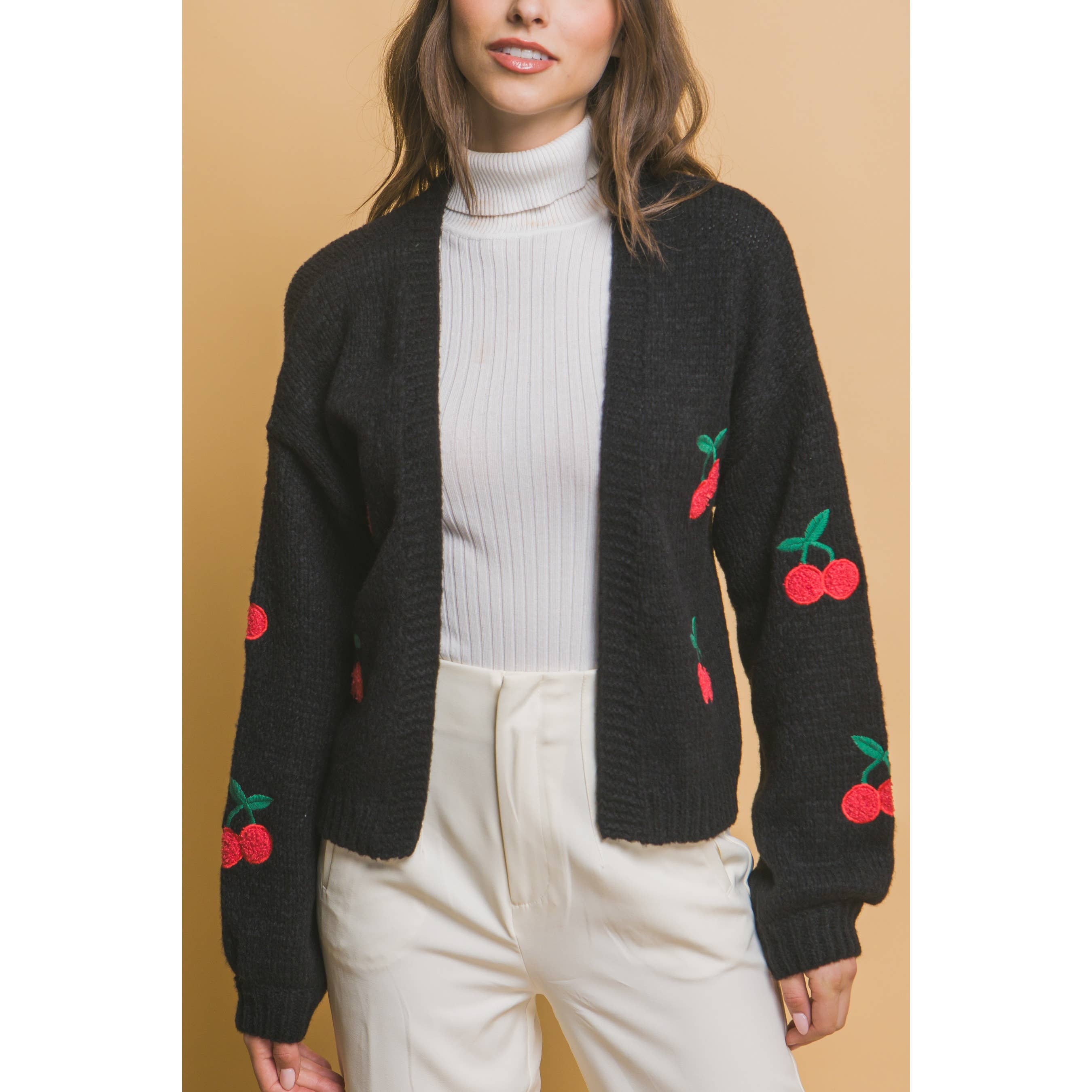 Apolline – wholesale Cardigan – Women’s – Cherries Cardigan4