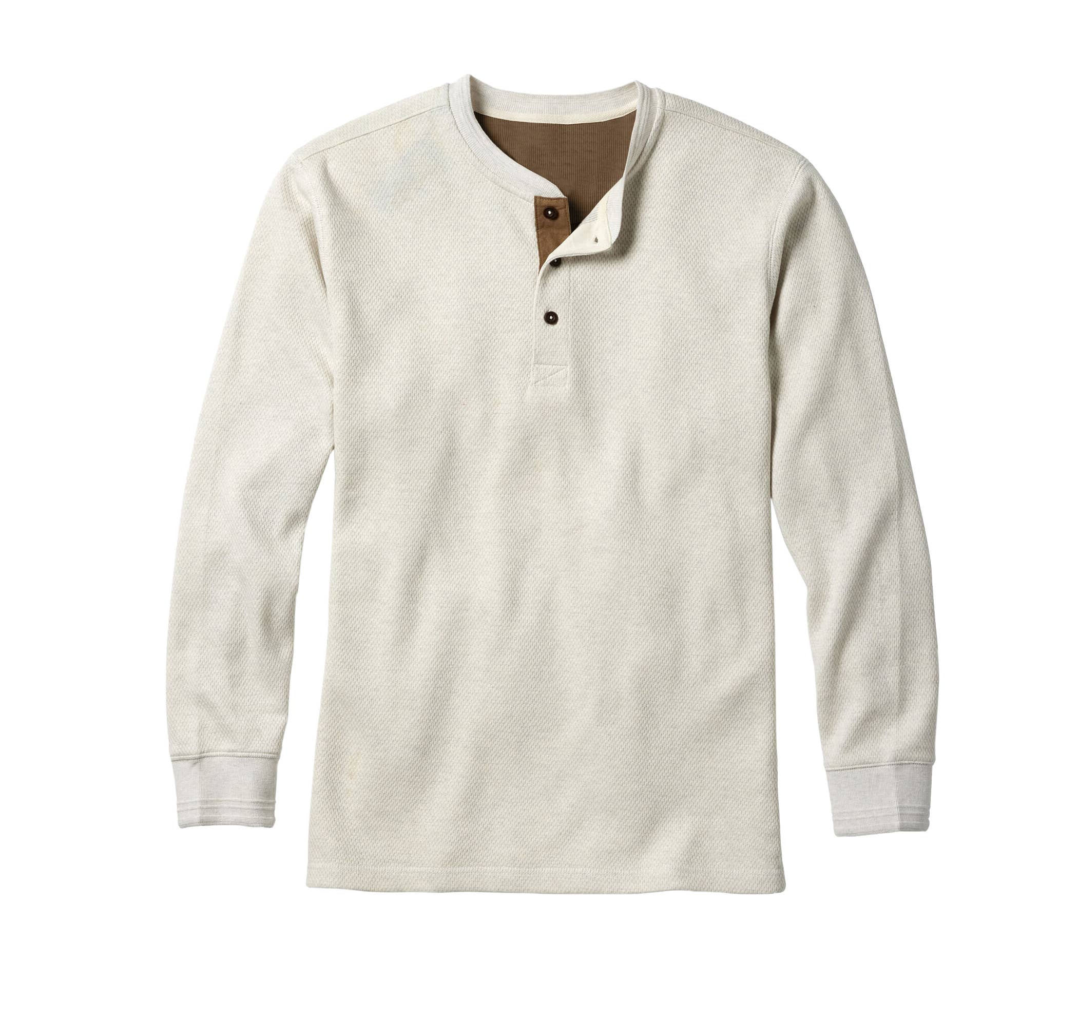 Silver Jeans - Wholesale Knit Top - Men's - MEN'S L/S THERMAL KNIT HENLEY