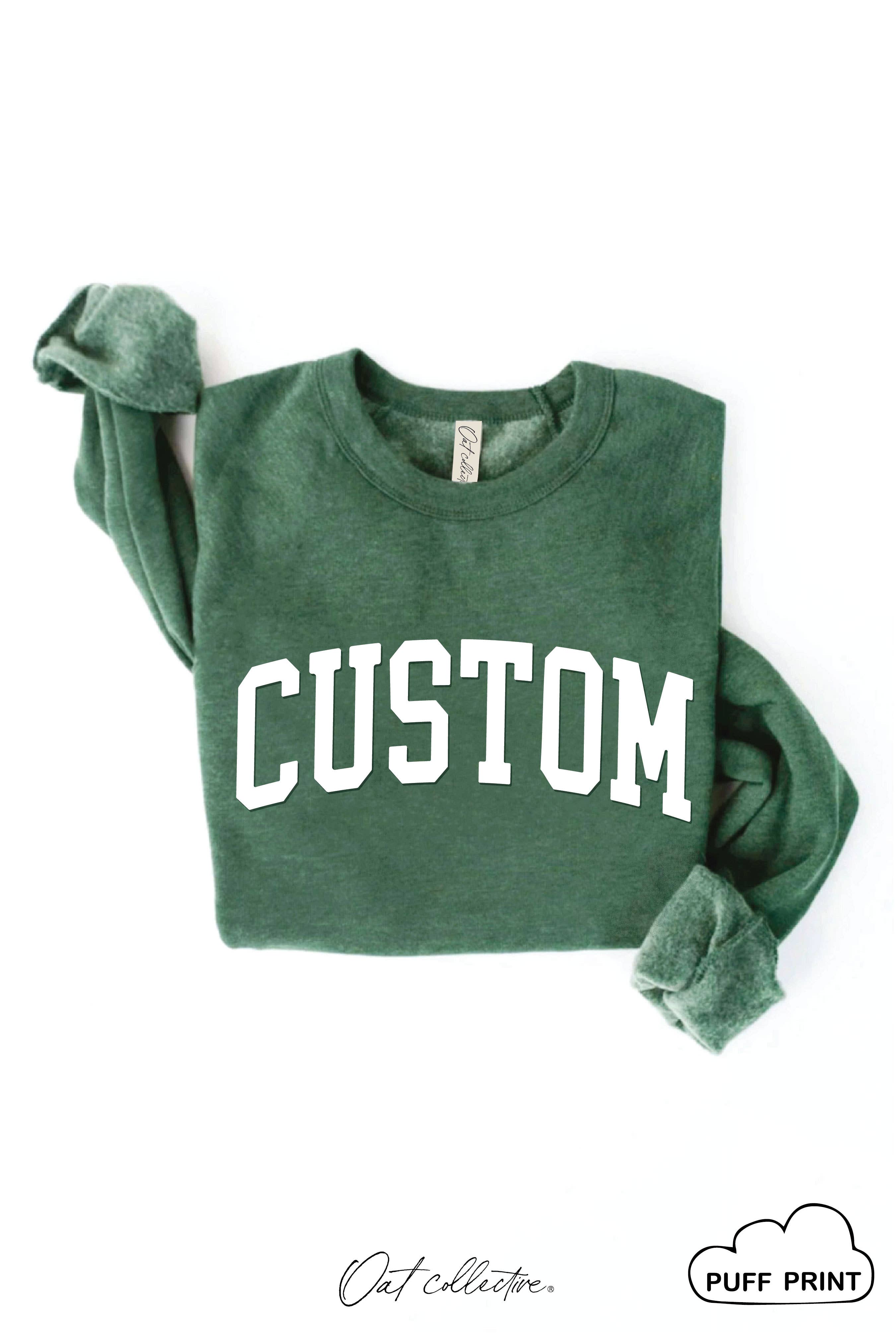 OAT COLLECTIVE - Vente Sweat-shirt à imprimés – femme - Sweat-shirt graphique à imprimé BOUFFÉ PERSONNALISÉ8