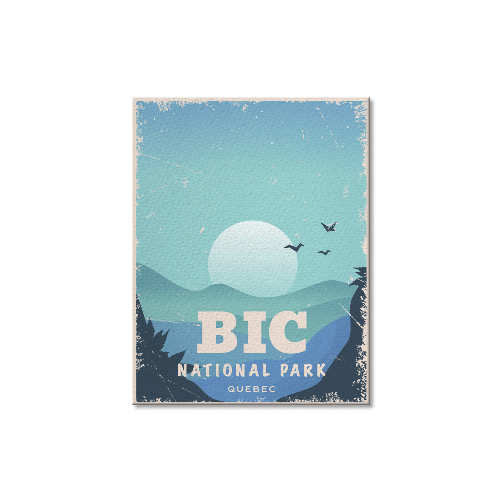 Canada Untamed - Wholesale Postcard - Bic Quebec National Park Postcard6