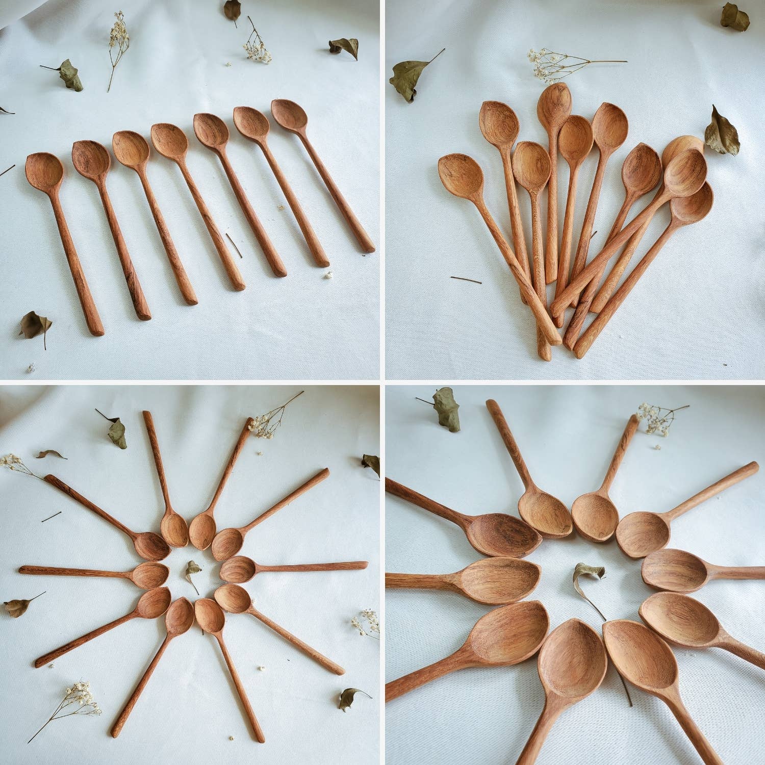 194 Craft House - Wholesale Serving Utensil - Wooden Stirring Spoons For Tea/Coffee - Serving Spoons9