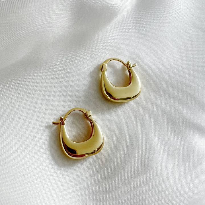 True by Kristy Jewelry - Wholesale Hoop Earrings - Shaina Hoops Earrings Gold Filled
