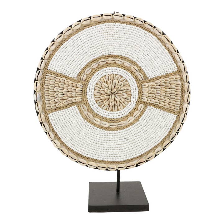 Décor de coquillage blanc Lulu M pour la vente par EARTHWARE