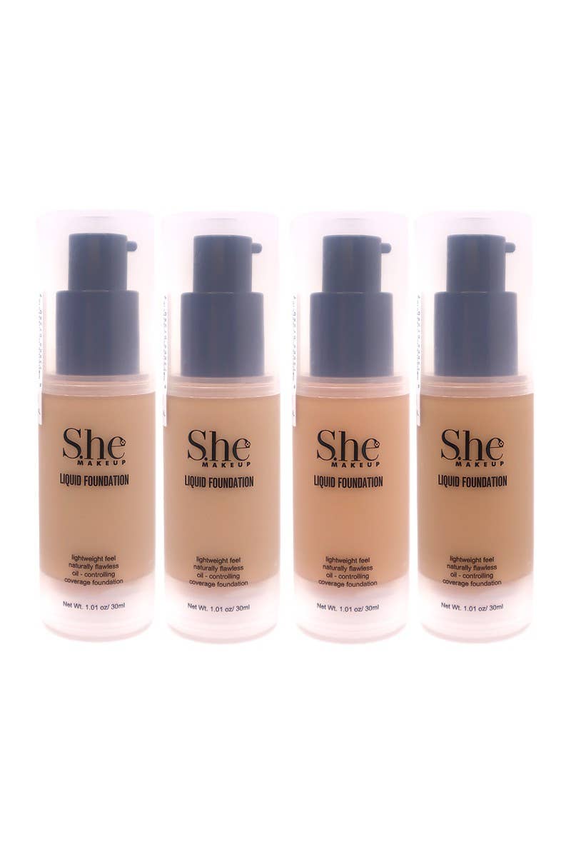 PINEAPPLE Beauty - Vente Fonds de teint - PINEAPPLE Beauty Makeup She LF100 - Ensemble de fond de teint liquide en présentoir, 144 pcs3