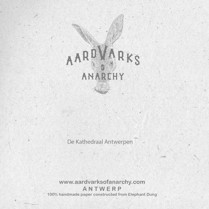 Aardvarks of Anarchy – Großhandel Grußkarten für den Alltag – Grußkarten-Set (10) mit Illustration der Kathedrale von Antwerpen1