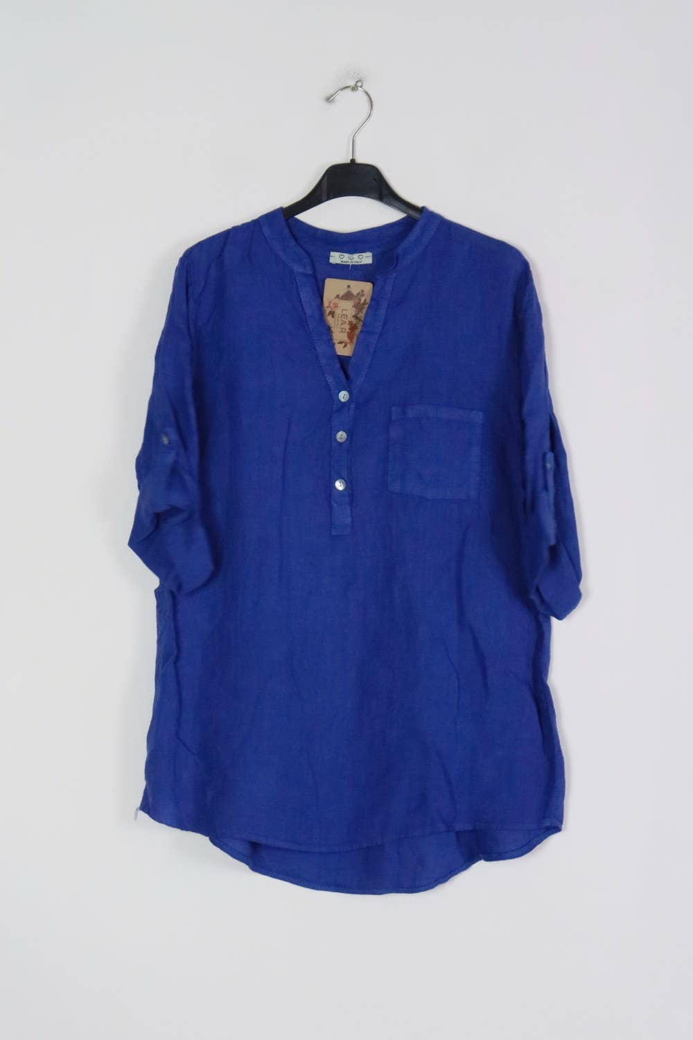 LÉA & LUC - Wholesale Button Down Shirt - Women's - 100% Linen Blouse REF. 636770