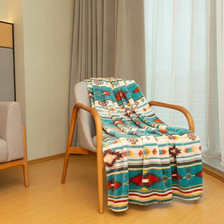 Linen Mart - Wholesale Throw Blanket - Southwestern Stone Throw