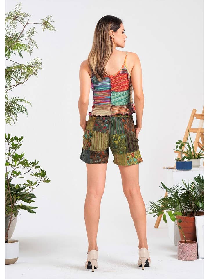 Kathmandu Imports - Wholesale Shorts - Women's - Shroom Patch Shorts (KT-1415)3