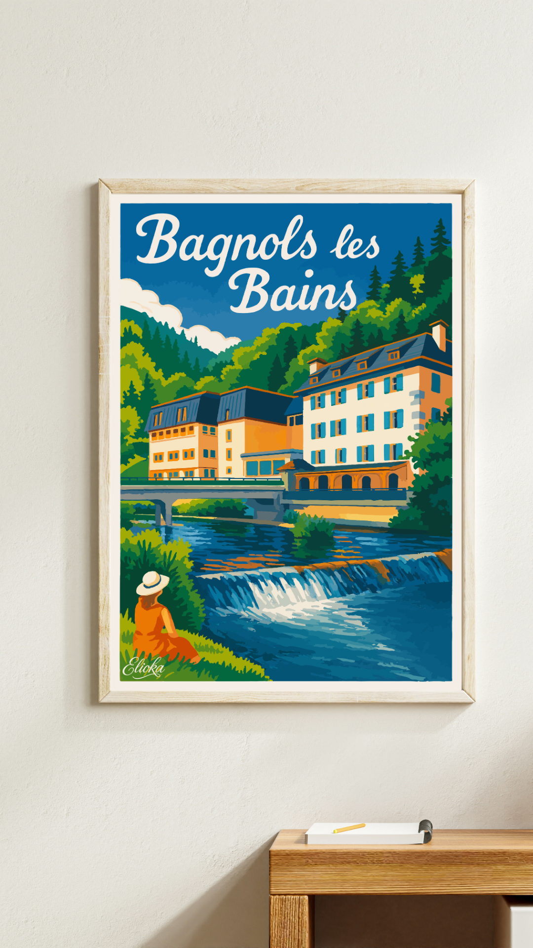 ELIOKA - Wholesale Poster - Display "Bagnols les Bains"1