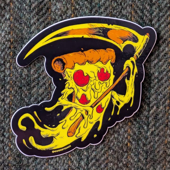 Goodbye Zach - Wholesale Phone & Laptop Stickers - Pizza Reaper Sticker