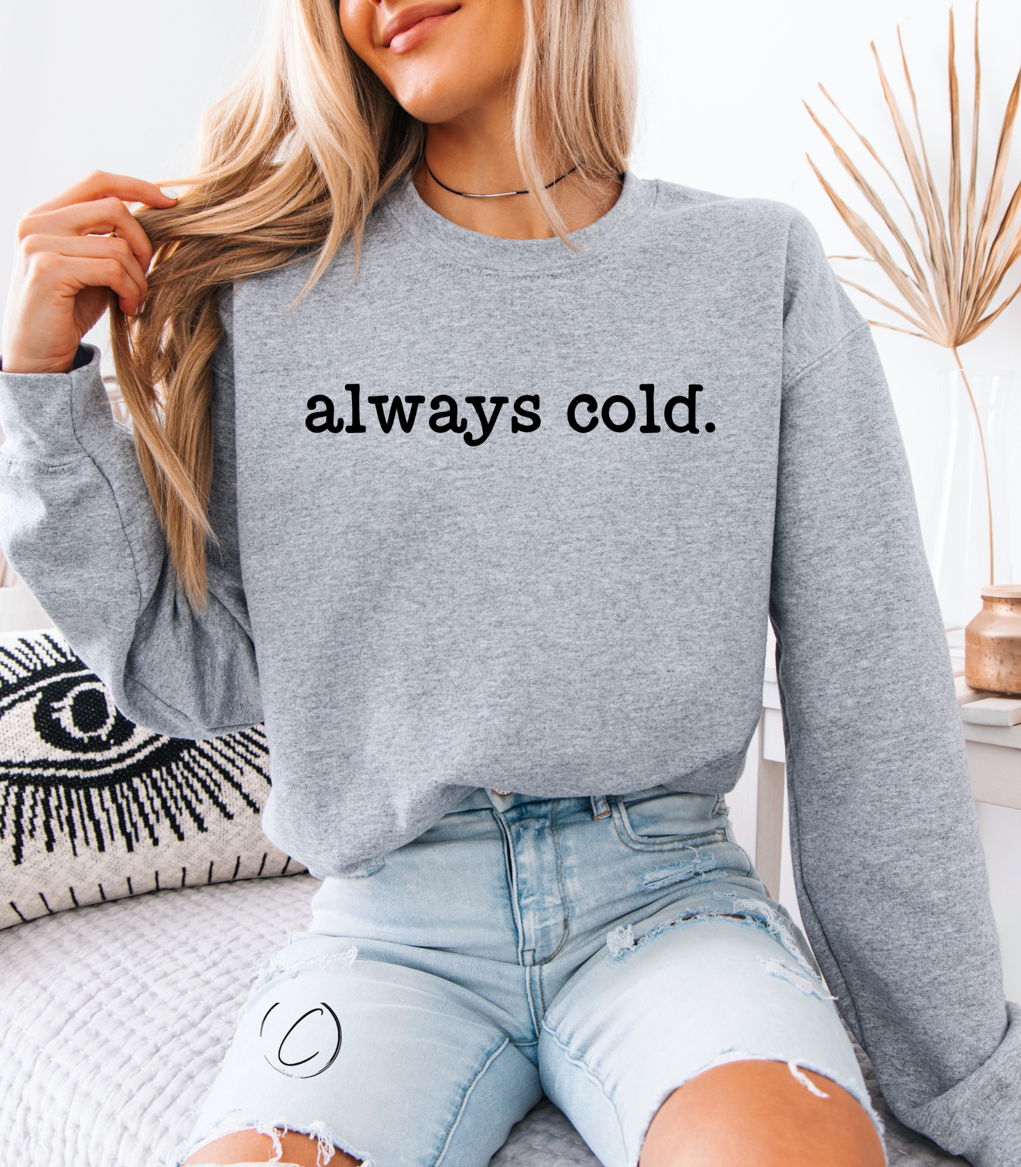 CMD Wholesale – wholesale Sweatshirt med tryck - Unisex – Alltid kall tröja3