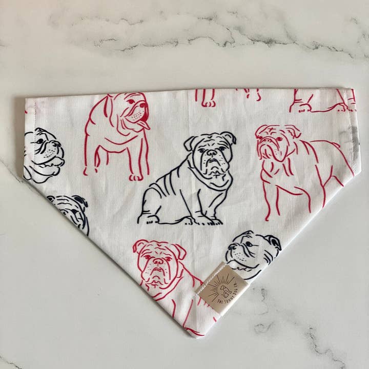 The Sunny Dog Co - Wholesale Pet Bandana - Dog - Georgia Bulldogs Bandana