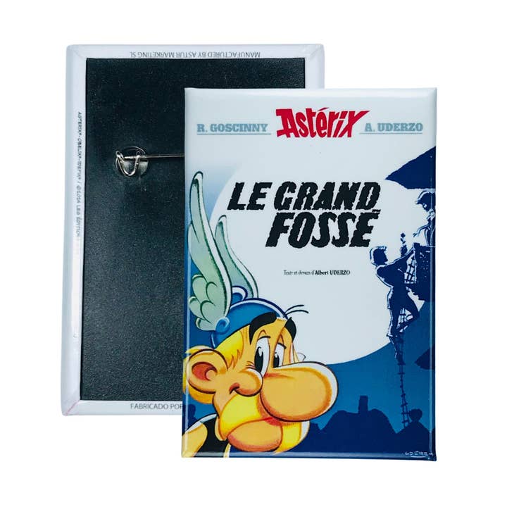 Chapa © 25 - Astérix - Le Grand Fossé - Couverture Comic - Français - A#185 pour la vente par Astur Pins