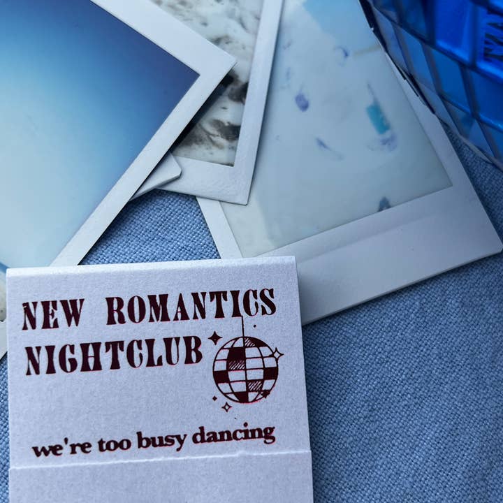 New Romantics Nightclub Matchbook for wholesale by For Now
