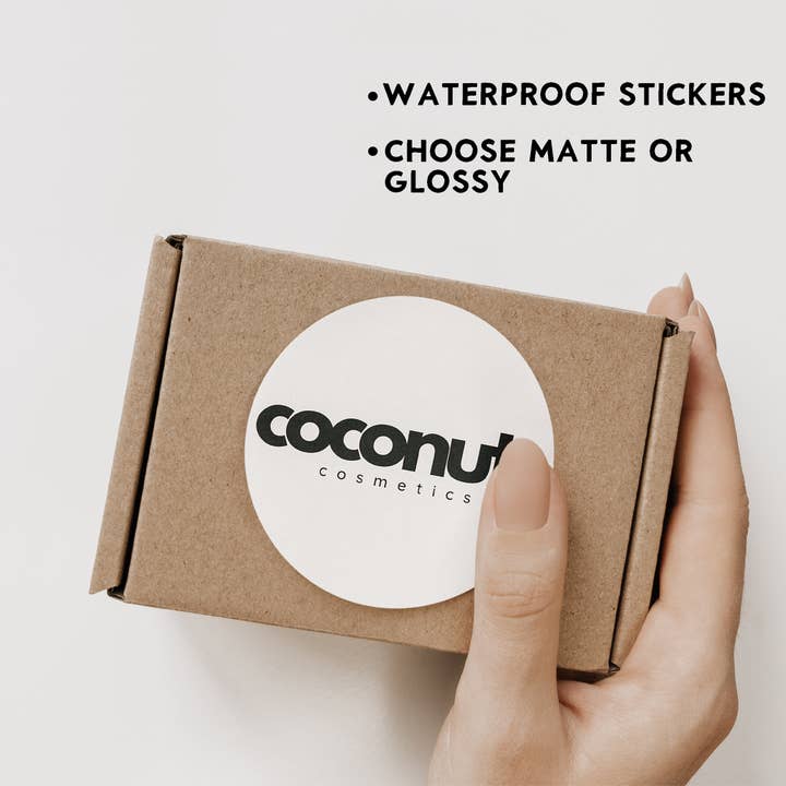 Coaco - Wholesale Sticker - Custom Sticker Roll, Waterproof Stickers, Logo Stickers,