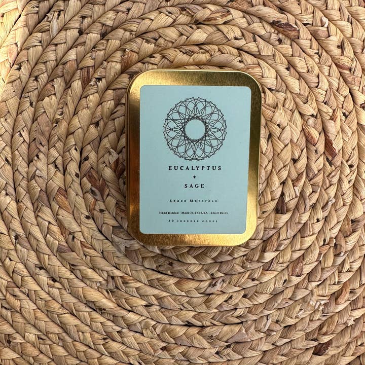 Røgelseskegler - Eukalyptus og Salvie - Æterisk Olieblanding for engroshandel hos Space Montrose