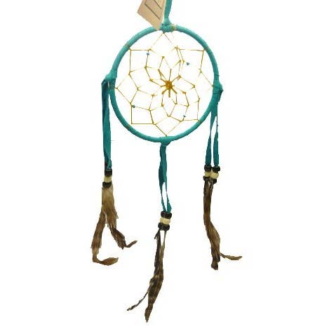 Dream Catcher Hand Made Decorative 3" Assorted Colors for wholesale by Sanyork Fair Trade